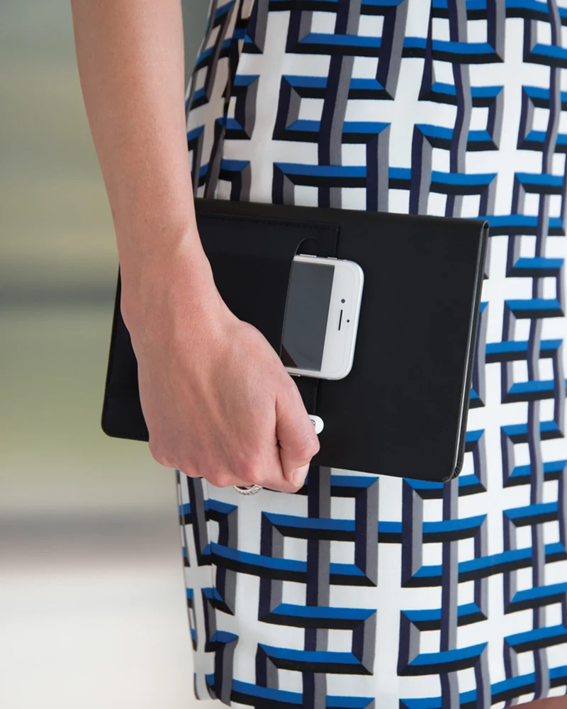 Carnet de notes A5 PU avec pochettes à personnaliser