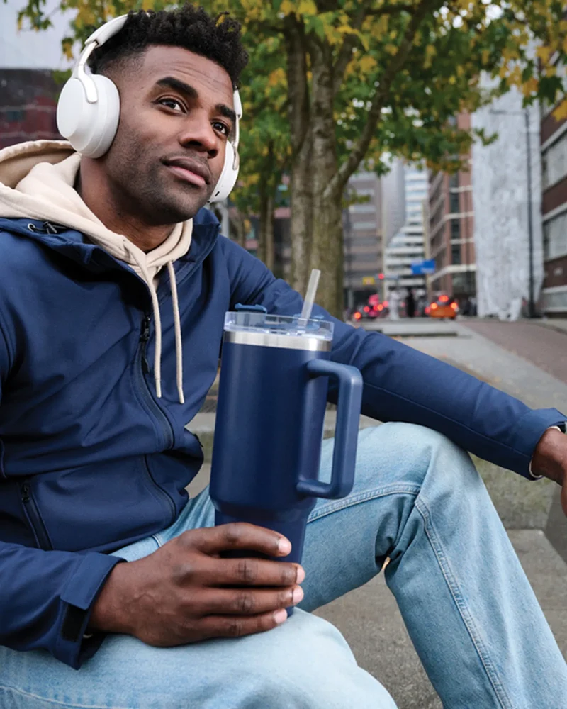 Mug acier recyclé 1.2L Peakflow à personnaliser