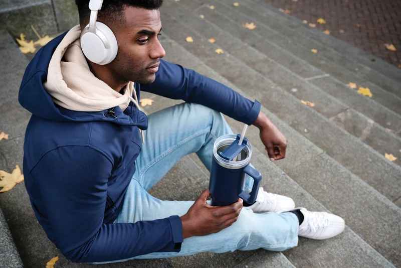 Mug acier recyclé 1.2L Peakflow à personnaliser