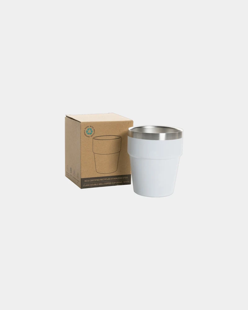 Tasse à café inox recyclé 300ml à personnaliser