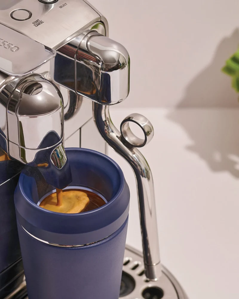 Mug 354 ml avec couvercle 360 en acier recyclé à personnaliser