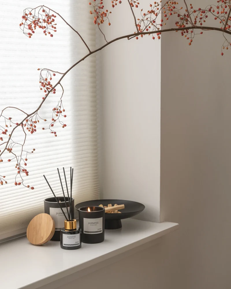 Bougie parfumée verre Ukiyo 8 x ø 6.9 cm à personnaliser