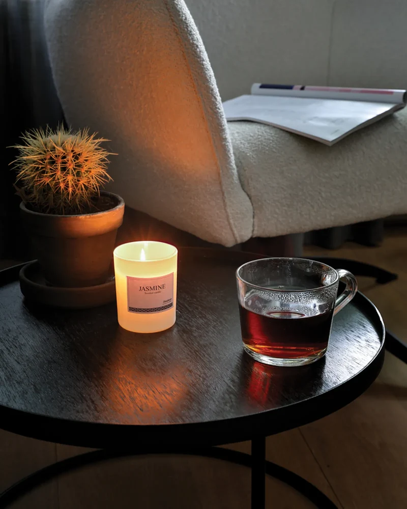 Bougie parfumée verre Ukiyo 8 x ø 6.9 cm à personnaliser