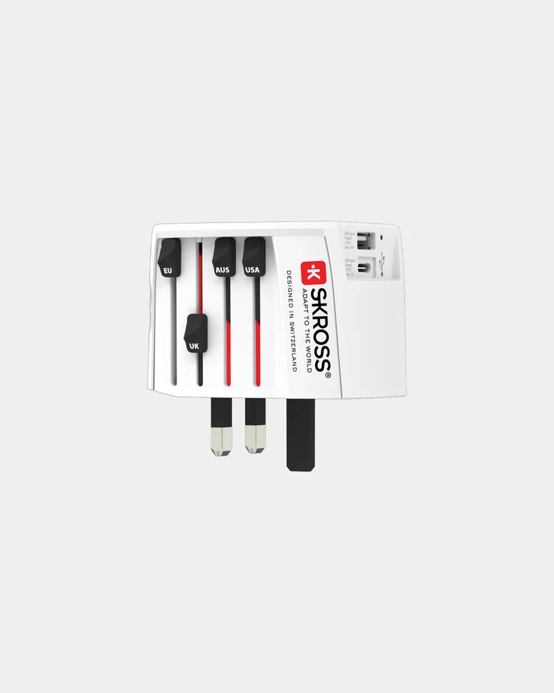 Adaptateur de voyage Skross MUV 2-Pôles à personnaliser