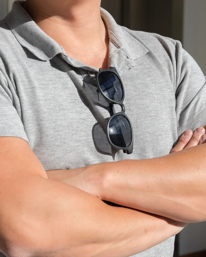 Lunettes de soleil paille de blé à personnaliser