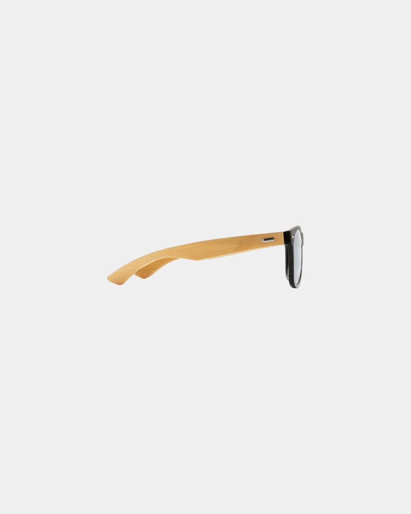 Lunettes de soleil en bambou et plastique recyclé à personnaliser