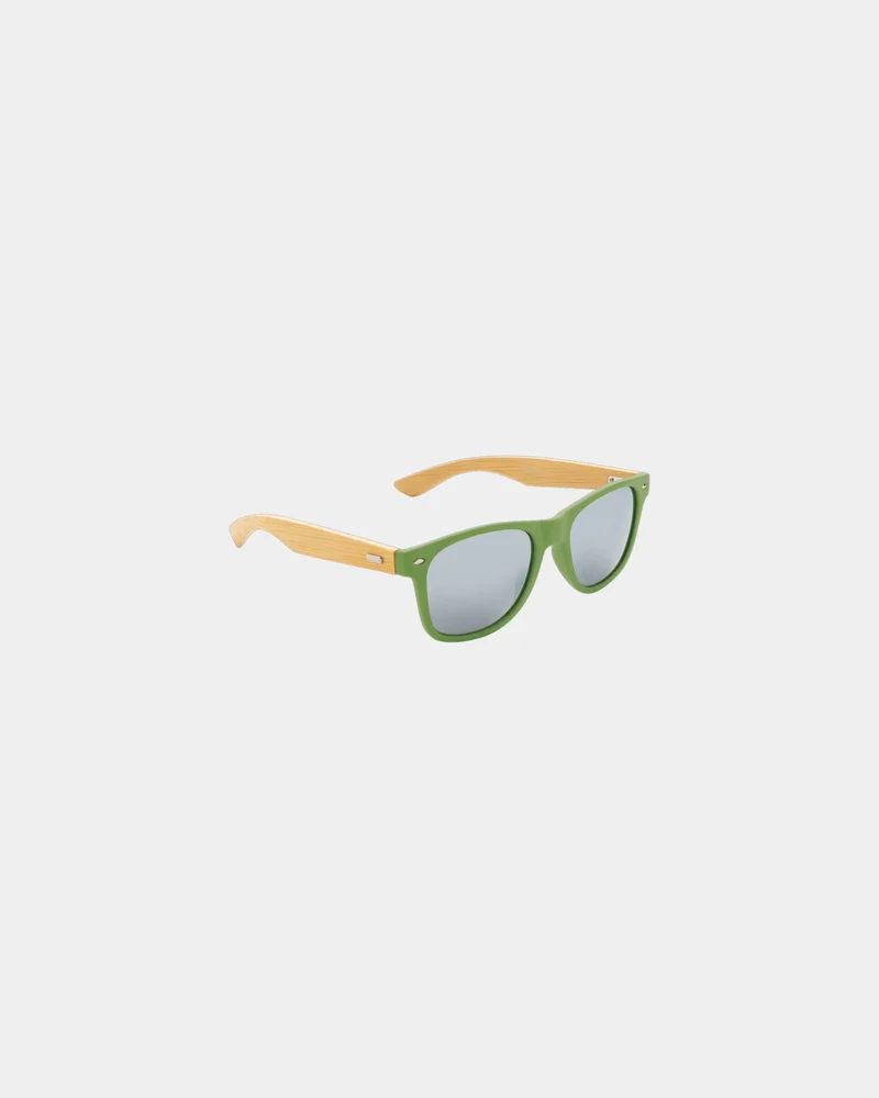 Lunettes de soleil en bambou et plastique recyclé à personnaliser