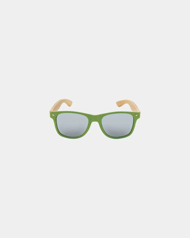 Lunettes de soleil en bambou et plastique recyclé à personnaliser