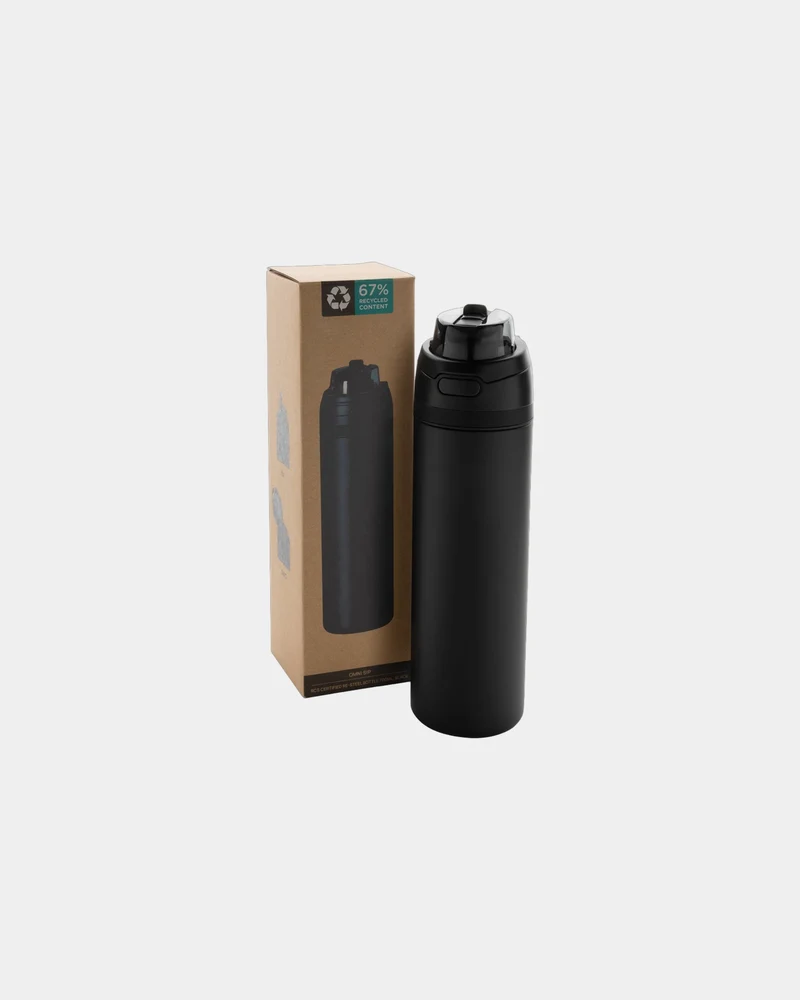 Bouteille étanche acier recyclé 720ml Omni Sip à personnaliser