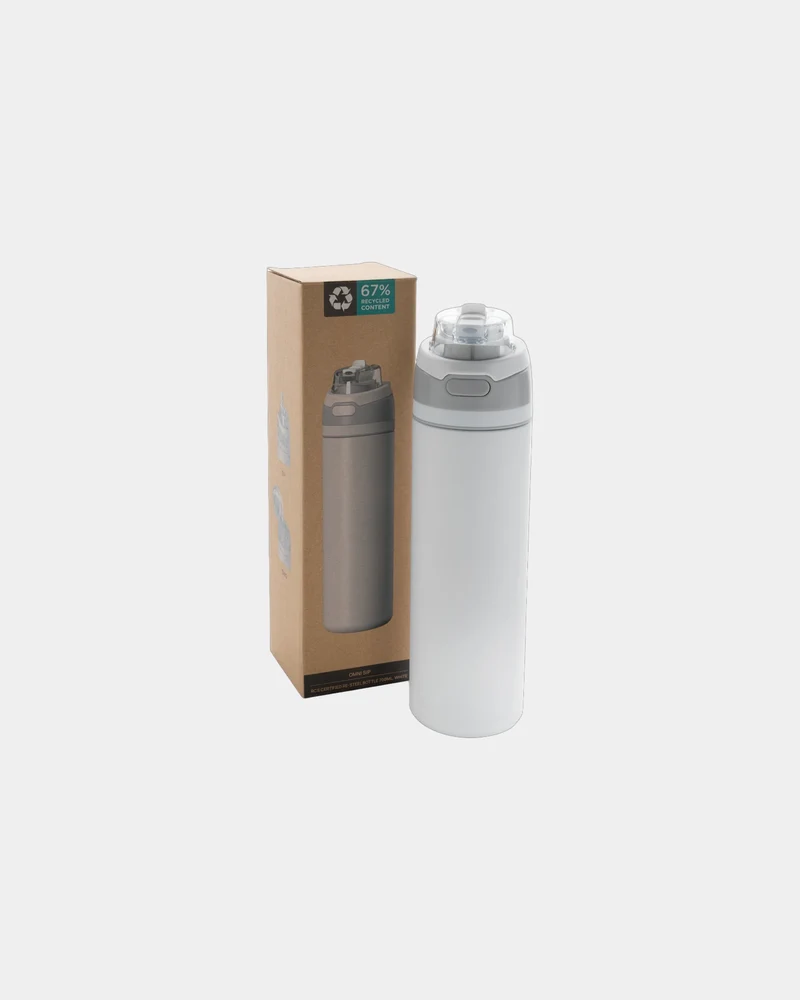 Bouteille étanche acier recyclé 720ml Omni Sip à personnaliser