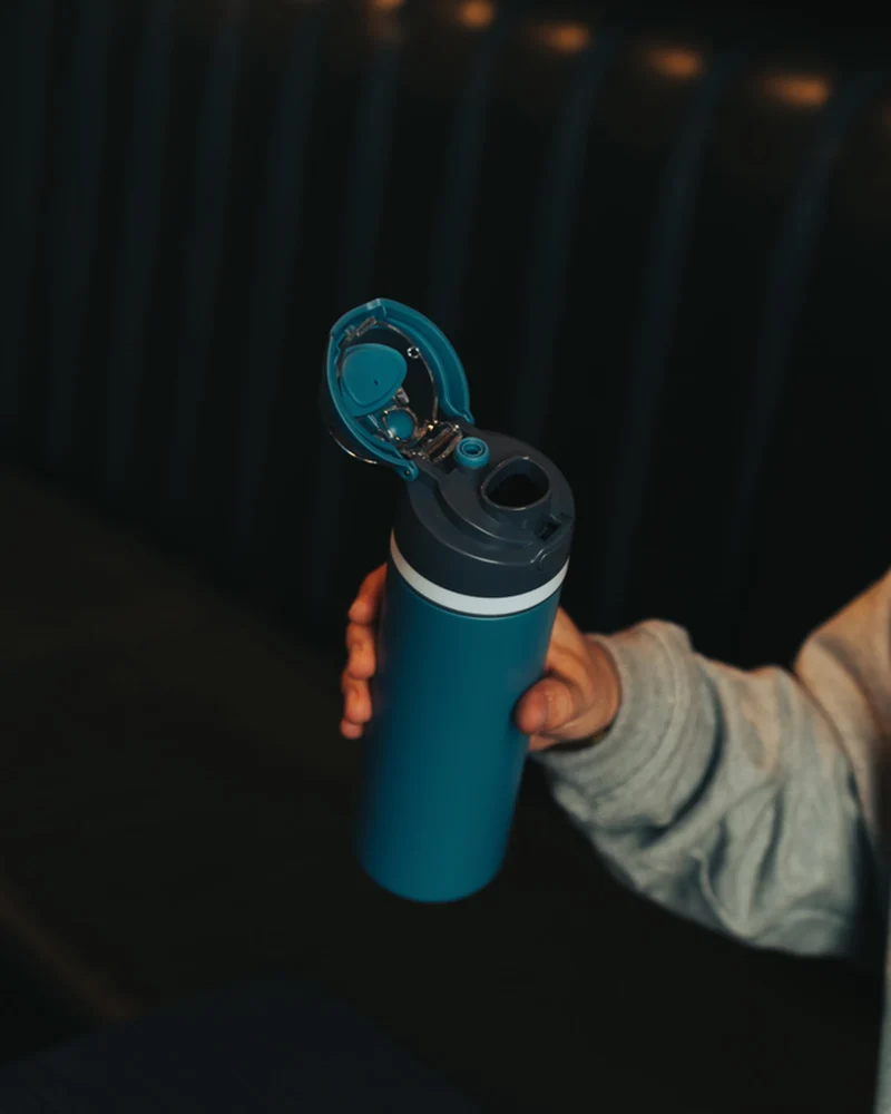 Bouteille étanche acier recyclé 720ml Omni Sip à personnaliser