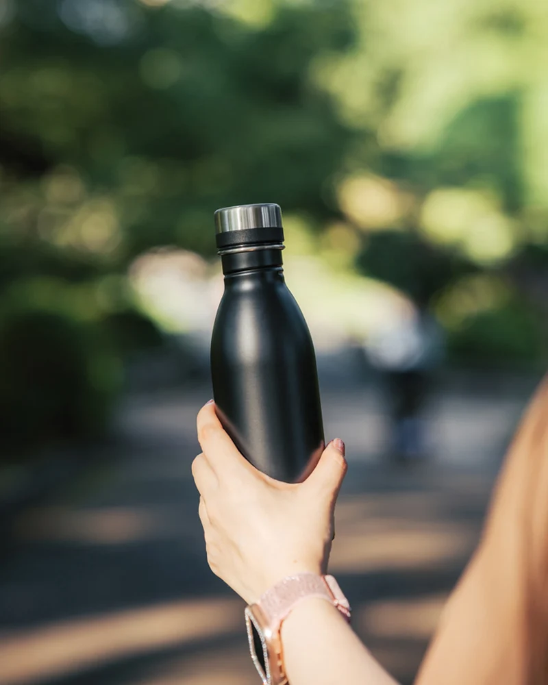 Bouteille inox recyclé 500ml à personnaliser
