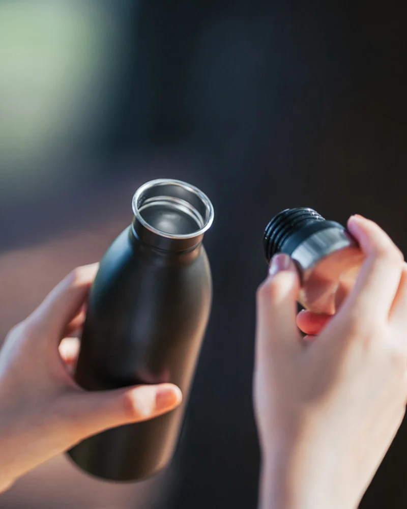Bouteille inox recyclé 500ml à personnaliser