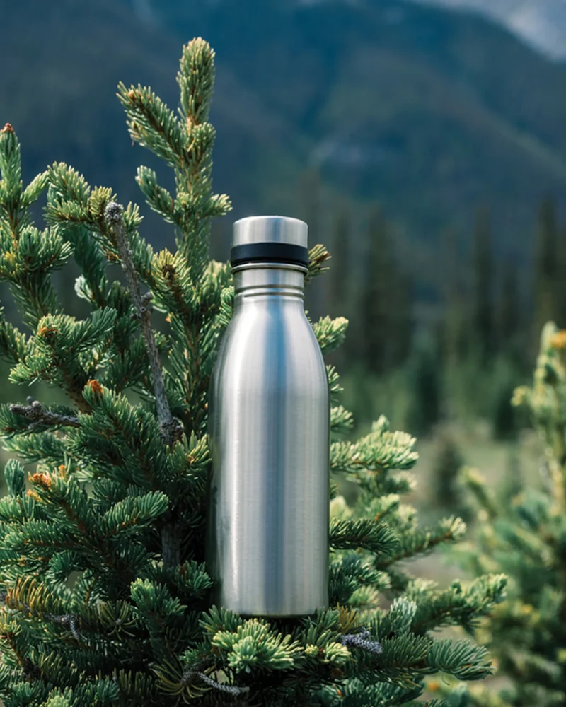 Bouteille inox recyclé 500ml à personnaliser