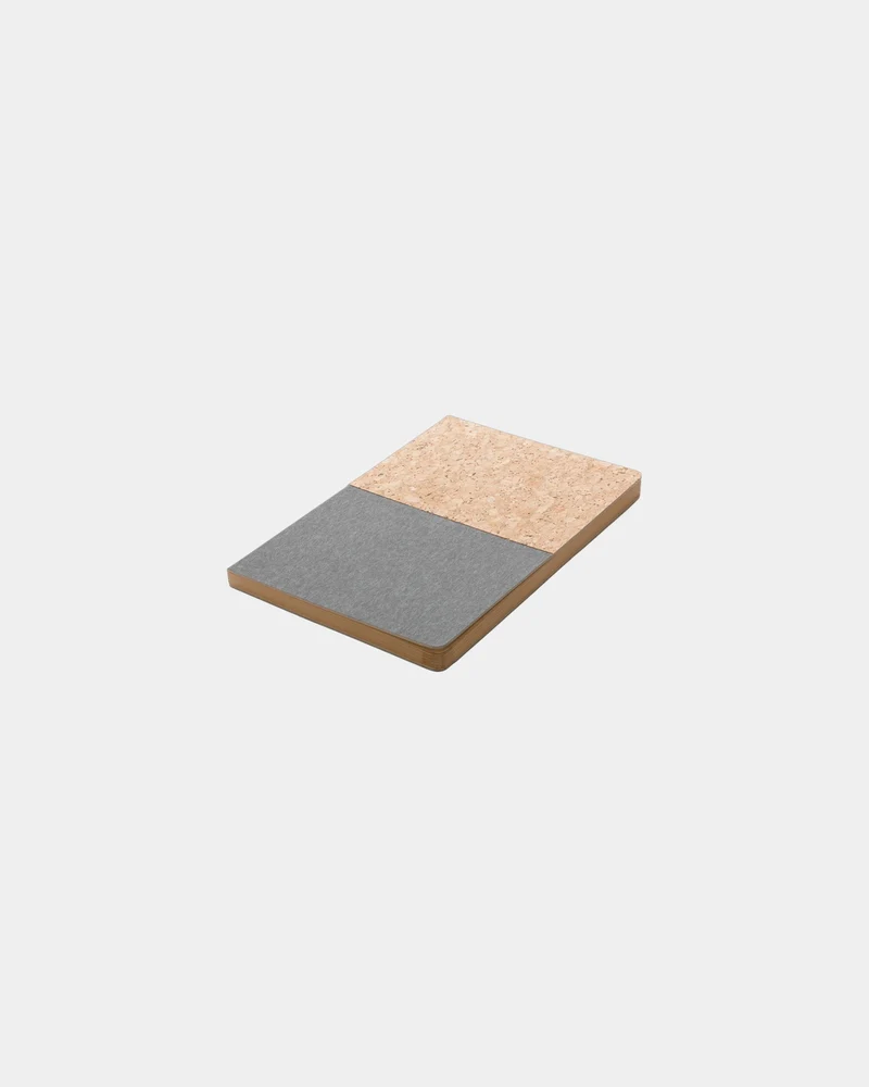 Carnet A5 liège et kraft à personnaliser