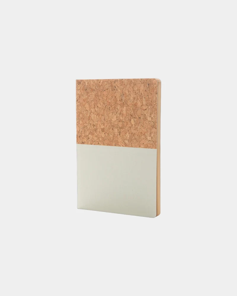 Carnet A5 liège et kraft à personnaliser