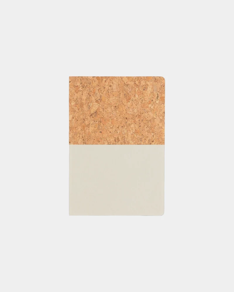 Carnet A5 liège et kraft à personnaliser