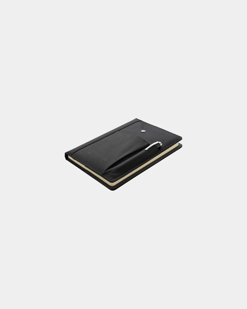 Carnet de notes deluxe noir A5 à personnaliser