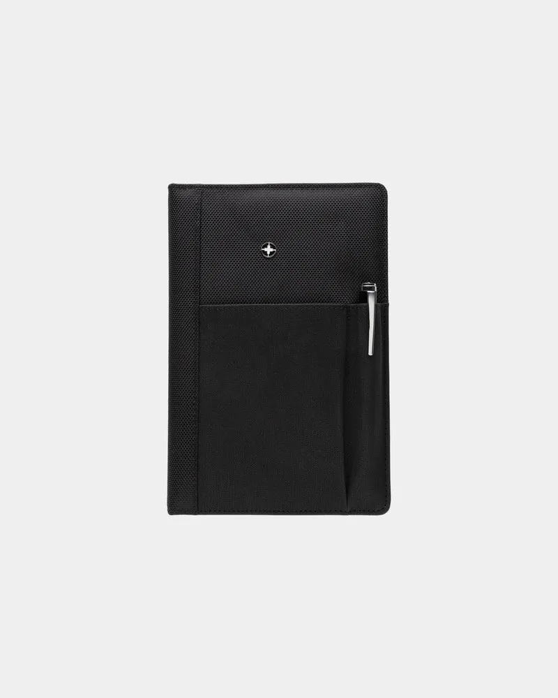 Carnet de notes deluxe noir A5 à personnaliser
