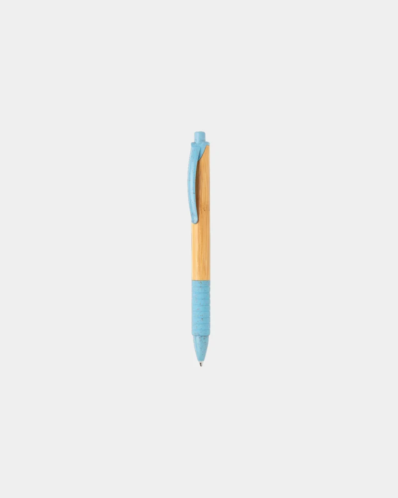 Stylo en bambou et paille de blé à personnaliser