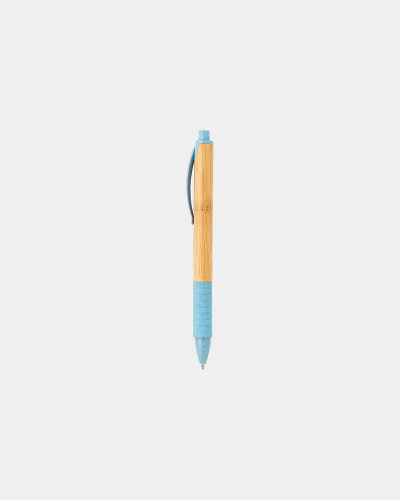 Stylo en bambou et paille de blé à personnaliser