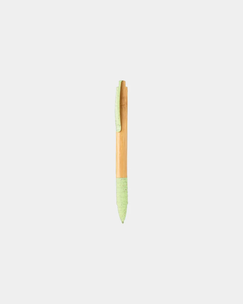 Stylo en bambou et paille de blé à personnaliser