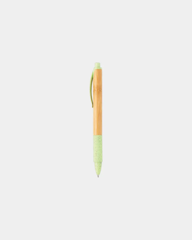 Stylo en bambou et paille de blé à personnaliser
