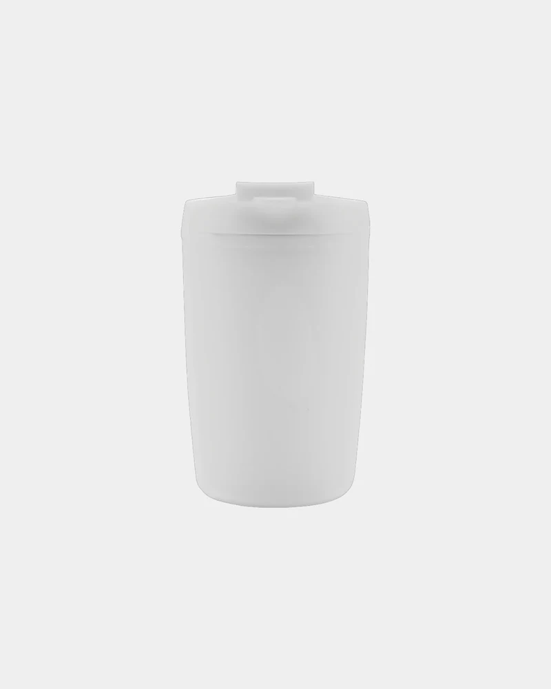 Mug PP recyclé GRS avec couvercle à bascule à personnaliser