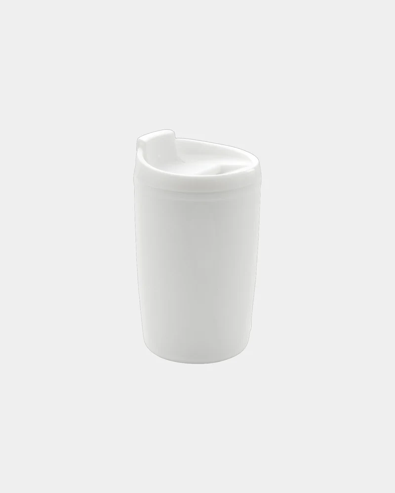 Mug PP recyclé GRS avec couvercle à bascule à personnaliser