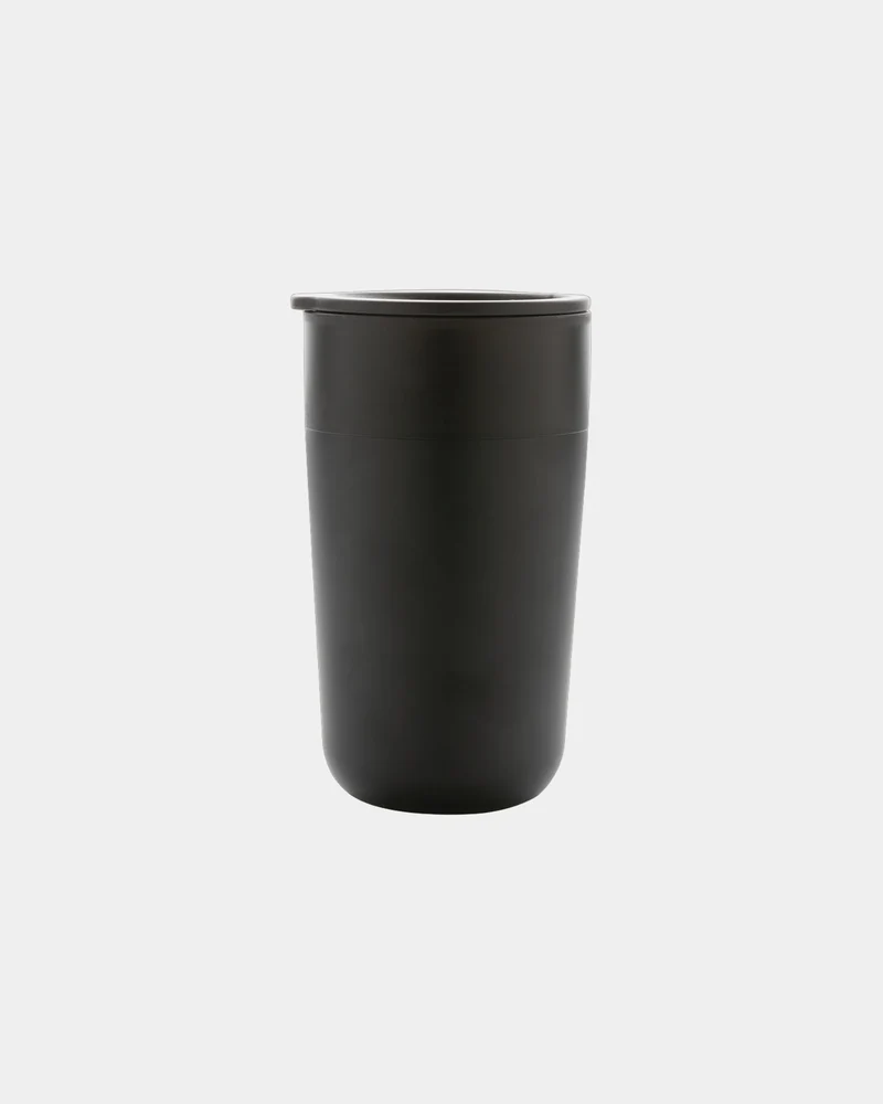 Tasse en acier inoxydable et PP recyclé GRS à personnaliser