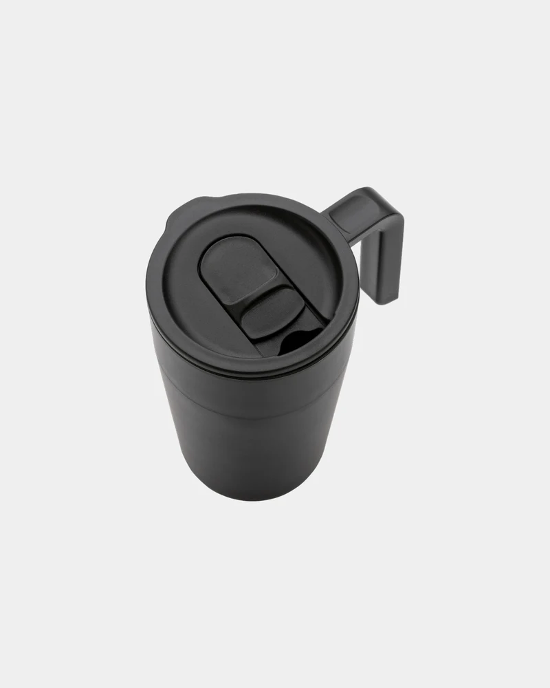 Tasse en acier inoxydable et PP recyclé GRS à personnaliser