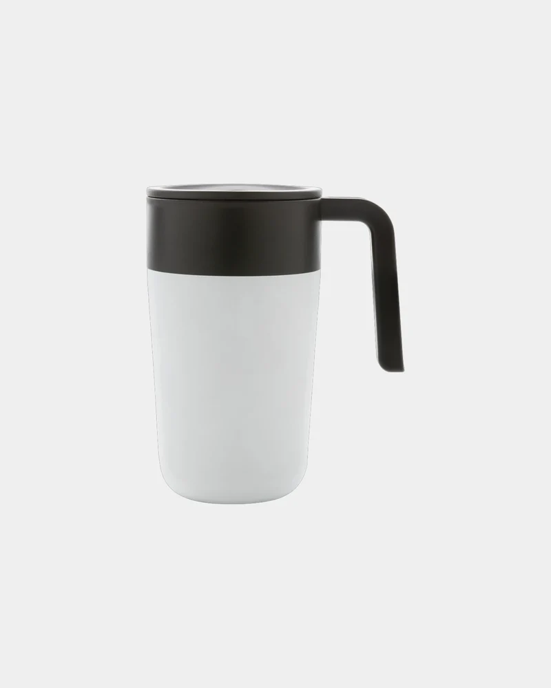 Tasse en acier inoxydable et PP recyclé GRS à personnaliser