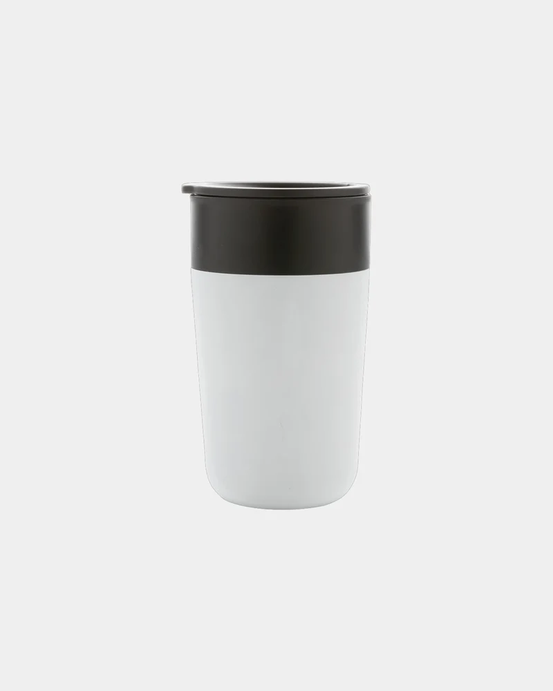 Tasse en acier inoxydable et PP recyclé GRS à personnaliser