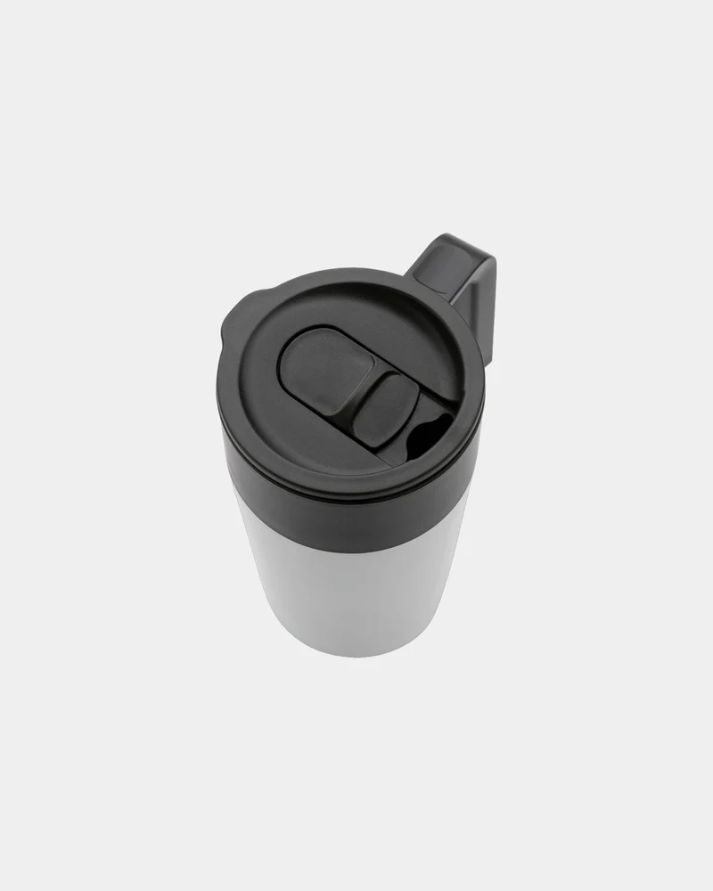 Tasse en acier inoxydable et PP recyclé GRS à personnaliser