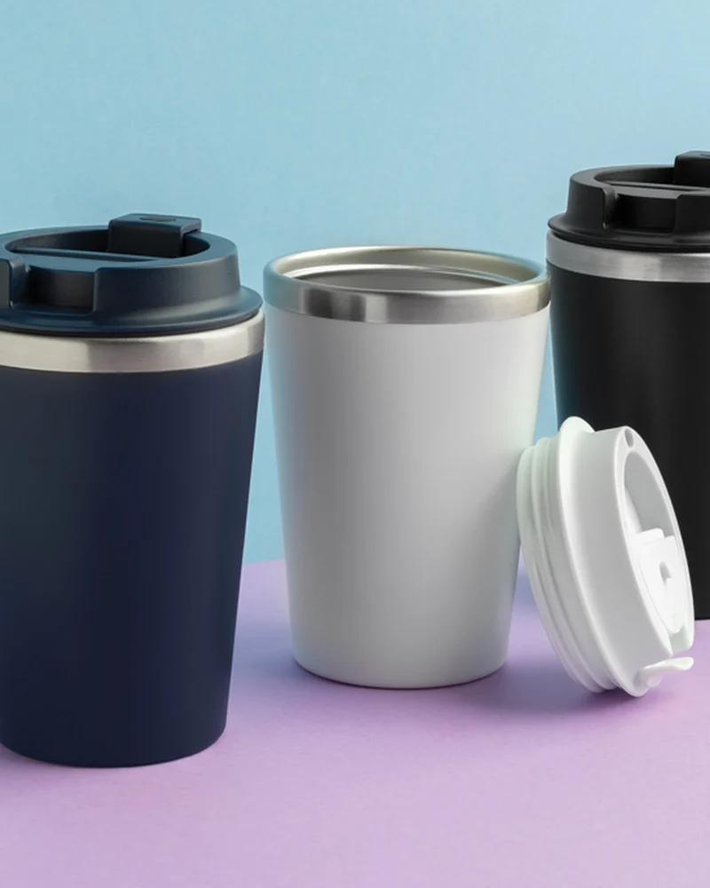 Mug 350ml PP recyclé à double paroi à personnaliser