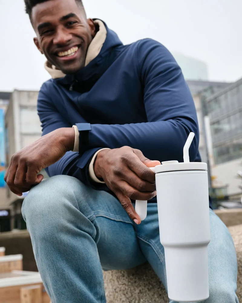 Mug 900ml acier recyclé à personnaliser