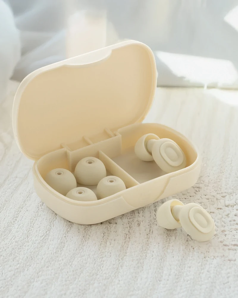 Bouchons d'oreille silicone recyclé Sereva à personnaliser