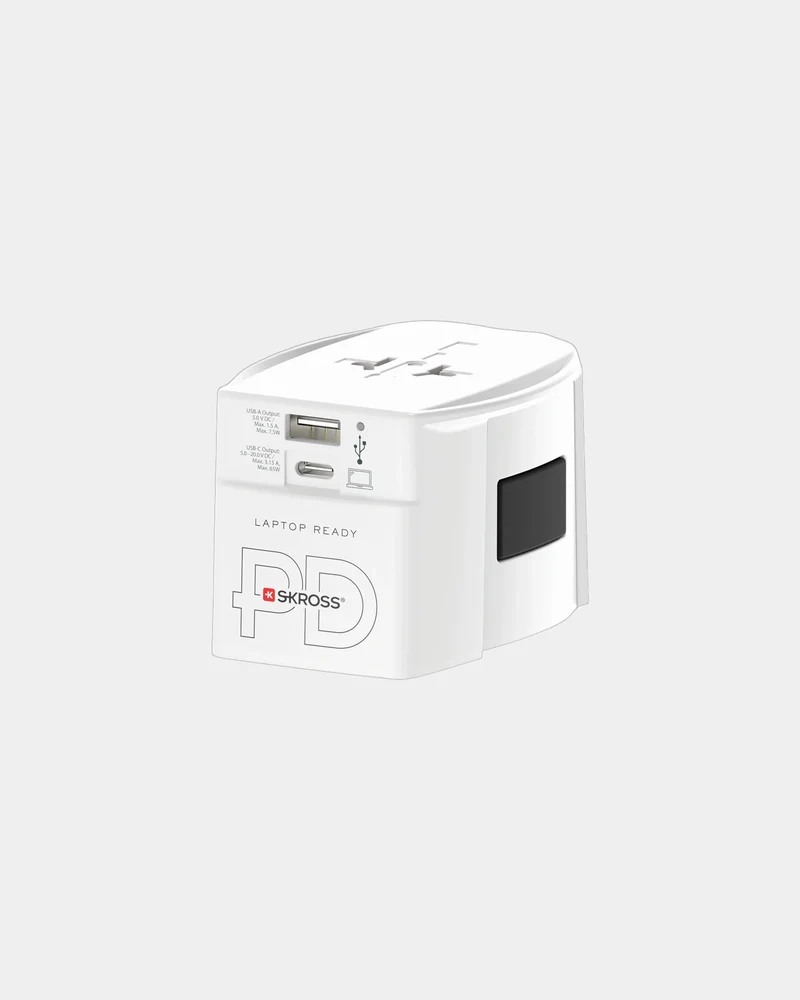 Adaptateur de voyage universel Skross MUV 65W à personnaliser