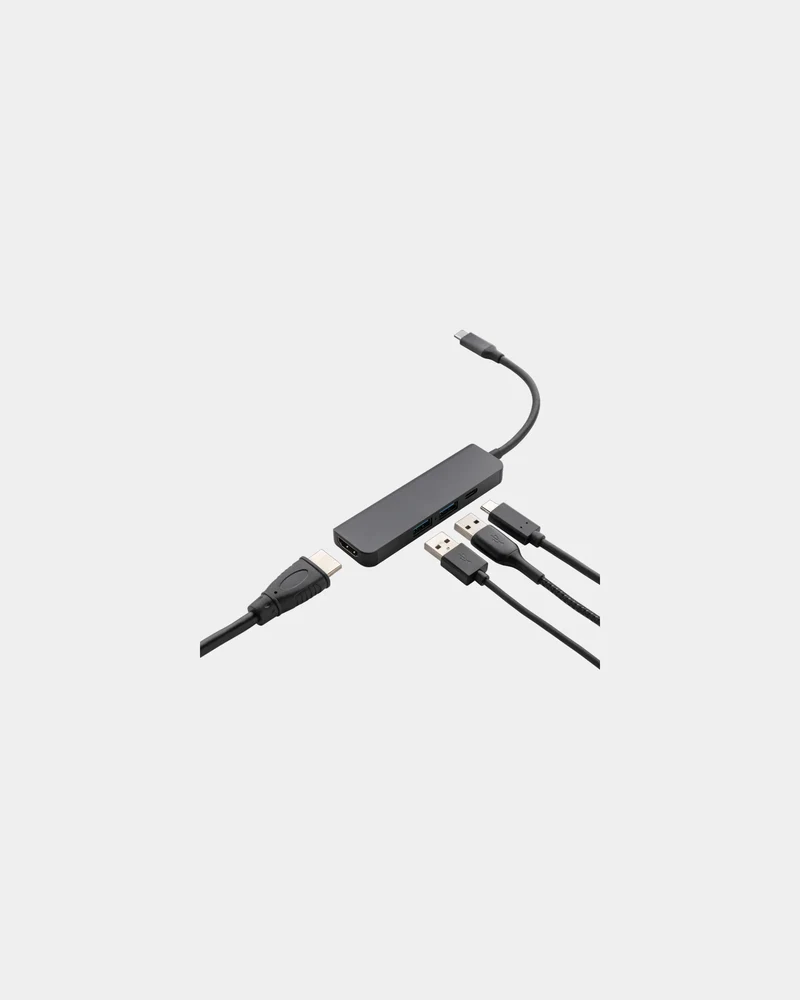 Hub aluminium recyclé HDMI 4K à personnaliser