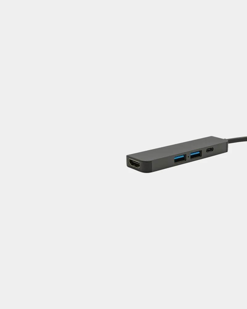 Hub aluminium recyclé HDMI 4K à personnaliser
