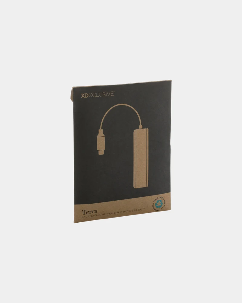 Hub aluminium recyclé HDMI 4K à personnaliser