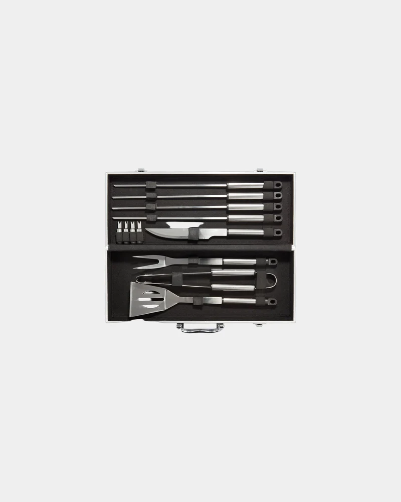 Set de 12 accessoires barbecue personnalisable