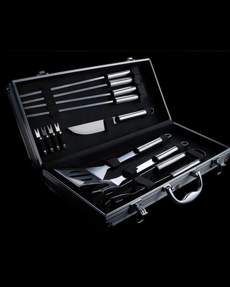 Set de 12 accessoires barbecue personnalisable