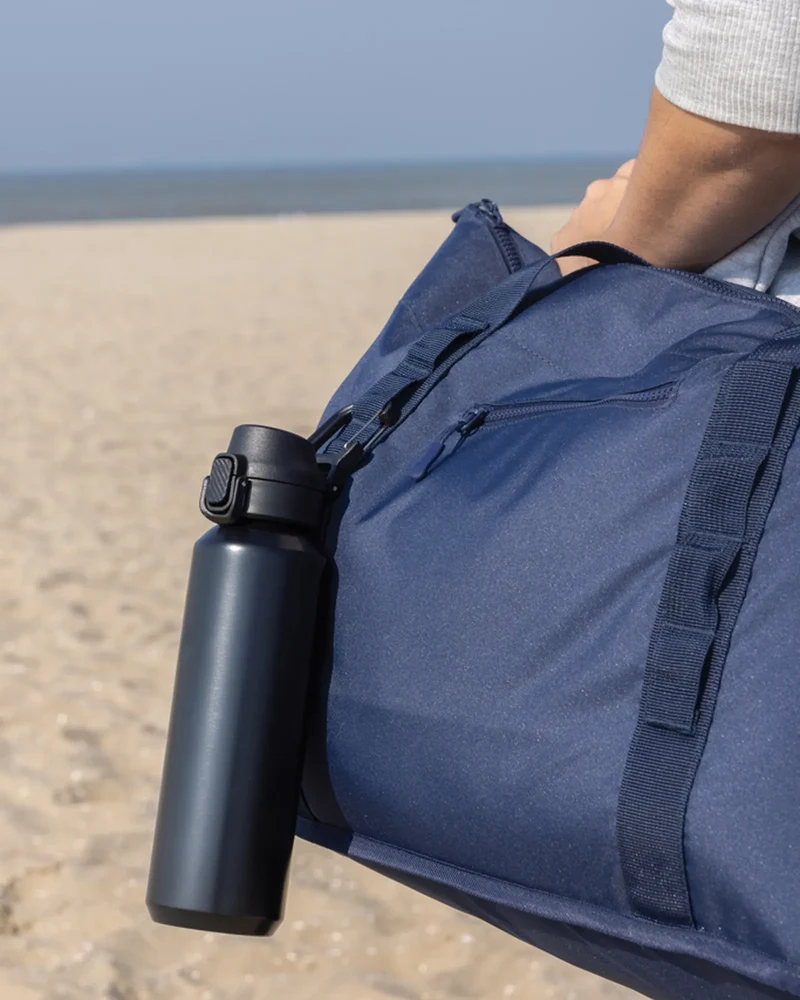 Bouteille d'eau acier recyclé 600ml à personnaliser