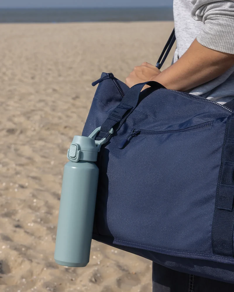 Bouteille d'eau acier recyclé 600ml à personnaliser