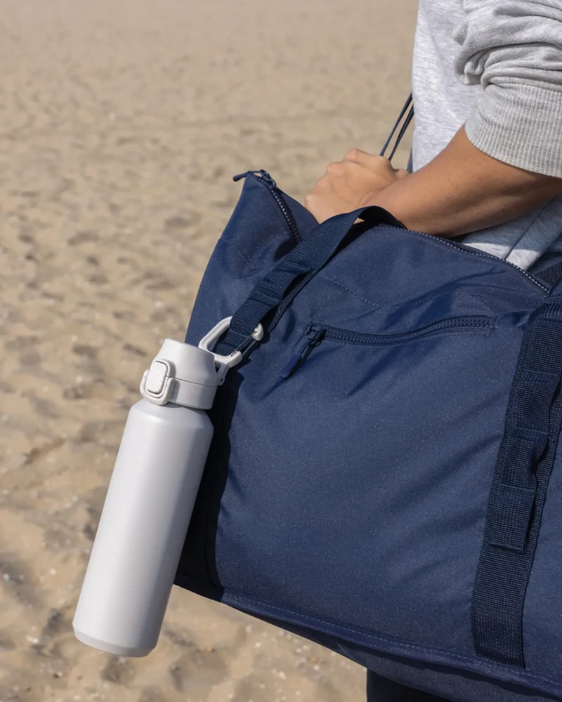 Bouteille d'eau acier recyclé 600ml à personnaliser