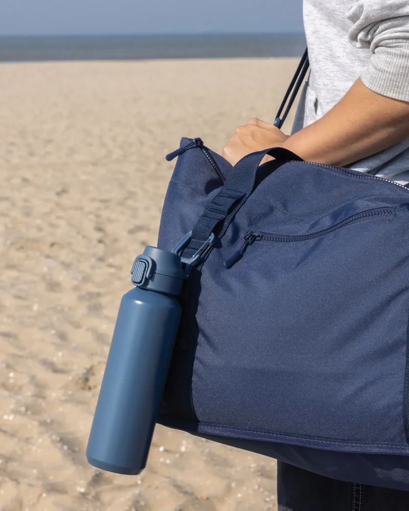 Bouteille d'eau acier recyclé 600ml à personnaliser