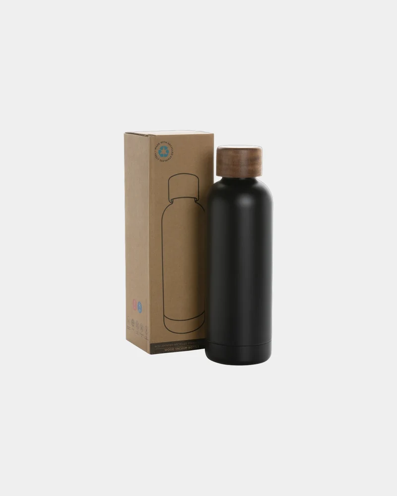 Bouteille isotherme acier inoxydable recyclé 500ml à personnaliser
