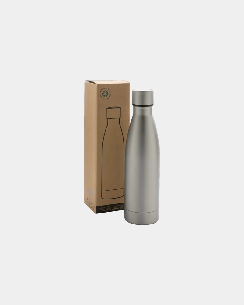 Bouteille isotherme acier inoxydable recyclé 500ml à personnaliser