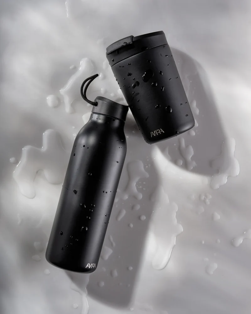 Bouteille isotherme acier recyclé 500ml Avira